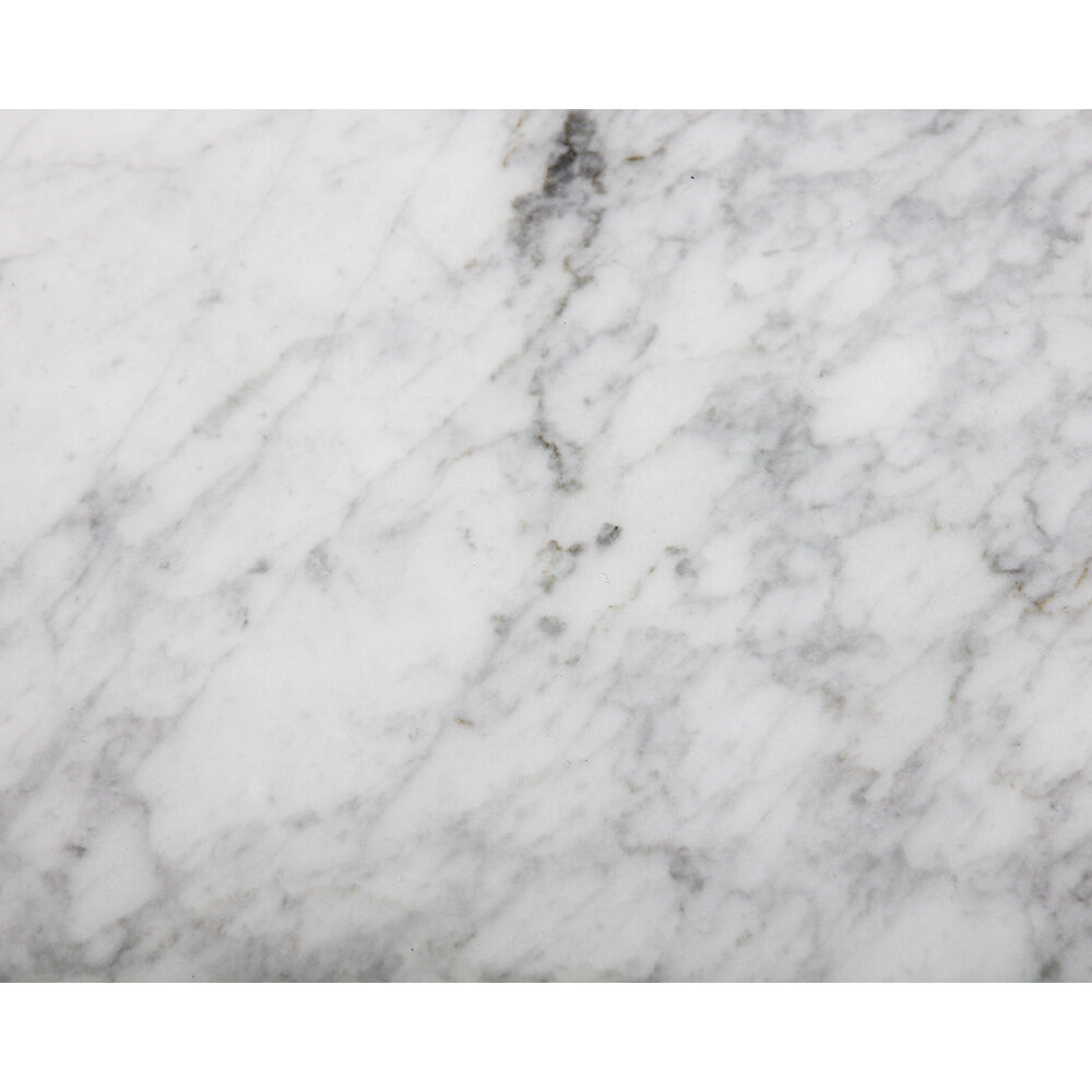 Skyy 23.5 X 19.5 inch White / Antique Brass Side Table